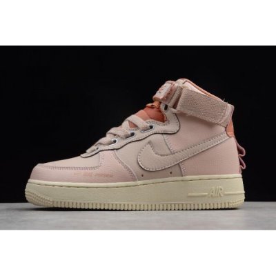 Nike Bayan Air Force 1 High Utility Particle Bej Rengi Kaykay Ayakkabı Türkiye - O8Z4OQD5